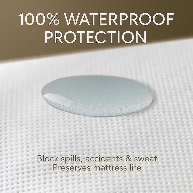 King Size Premium Mattress Protector | 100% Waterproof Tencel Cover | Cooling & - Image 2