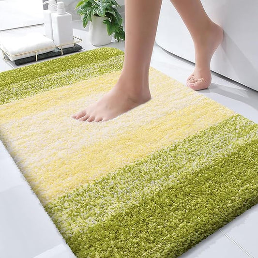 OLANLY Bathroom Rugs Mat 30x20, Extra Soft Absorbent Microfiber Bath Rugs by OLANLY