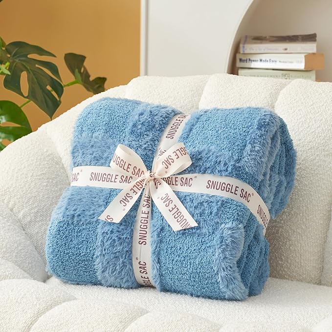 Snuggle Sac Faux Fur Throw Blanket - Image 2