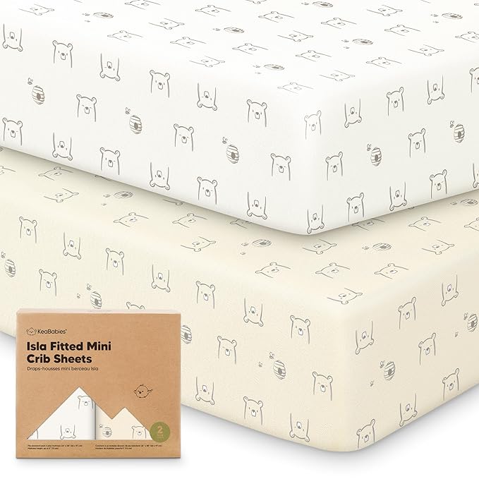 Pack and Play Sheets Fitted by KeaBabies