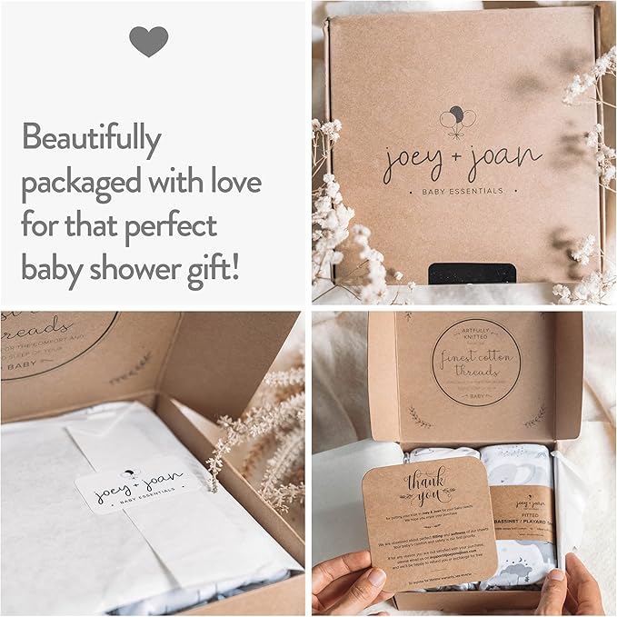 Bedside Sleeper Bassinet Fitted Sheets 33x20 - Image 4