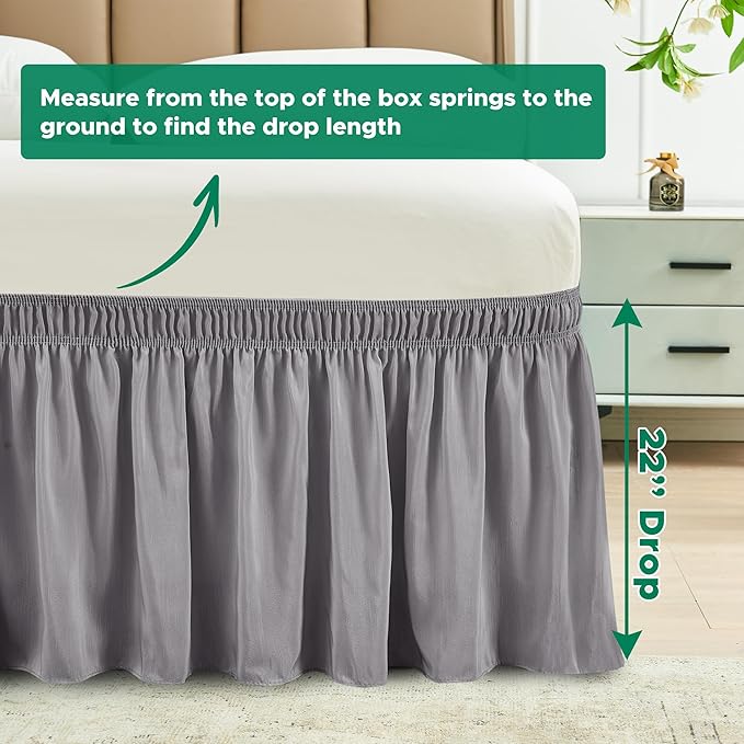 Biscaynebay Wrap Around Bed Skirts - Image 3