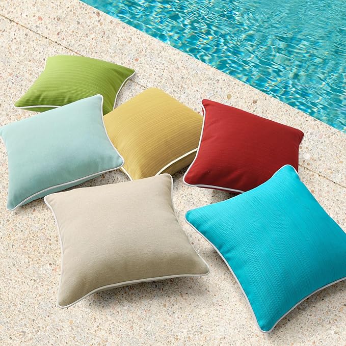 Decorative Outdoor Water Repellent Throw Pillows - Image 6