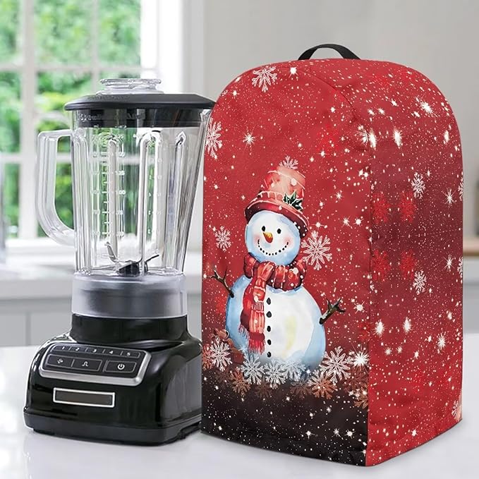 Christmas Blender Dust Cover Stand Mixer or Coffee Maker Appliance Covers by Annejudy