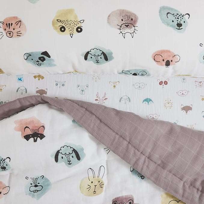 Little Unicorn Toddler Bedding 3-Piece Set | Super Soft & Breathable Muslin - Image 4
