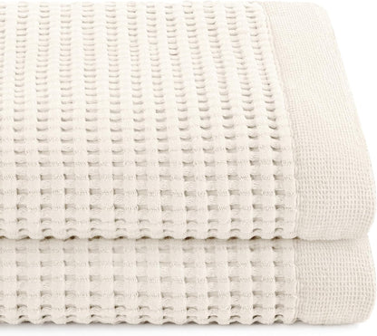 gilden tree waffle towels for bathroom luxury 100%, main product view