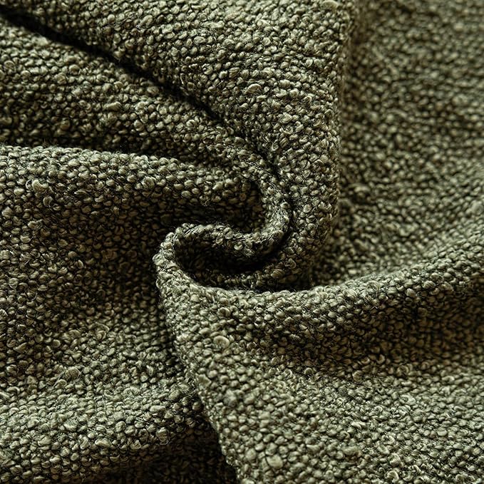 Foindtower Decorative Textured Boucle Throw Pillow Covers Accent Solid Pillow - Image 3