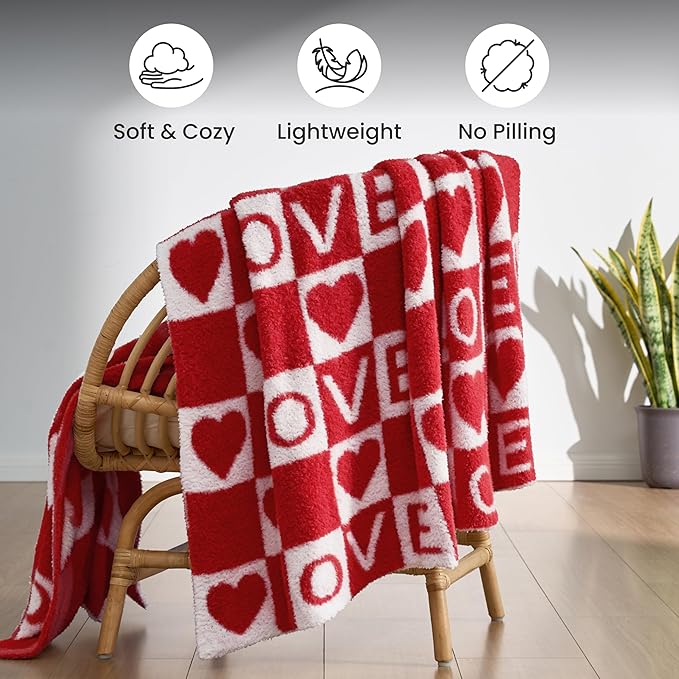 Joiedomi Throw Blanket for Couch Bed Sofa, Knitted Blankets Gifts for - Image 8