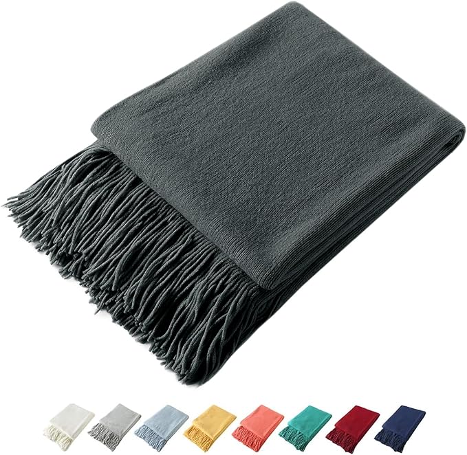 Homiest Decorative Knitted Throw Blanket by Homiest