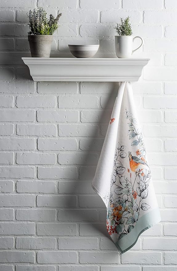 Maison d' Hermine Kitchen Towels Set of 3 100% Cotton 20" x 27.5" Reusable - Image 7