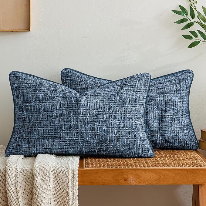 a moment Blue Reversible Pillow Covers 2 Pack by amoment