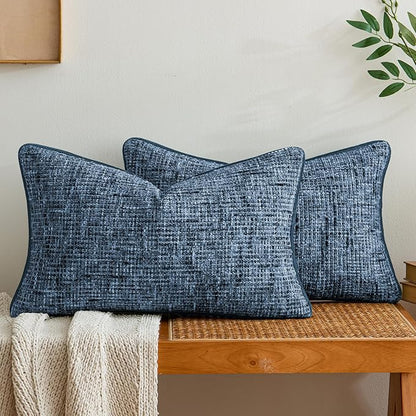 a moment Blue Reversible Pillow Covers 2 Pack by amoment