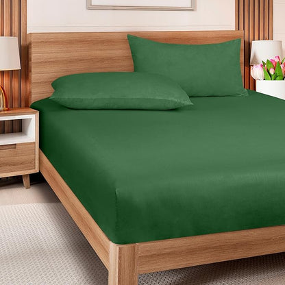 ROYALE LINENS 300 Thread Count 100% Long Staple Combed Cotton Fitted Sheet Twin - Image 5