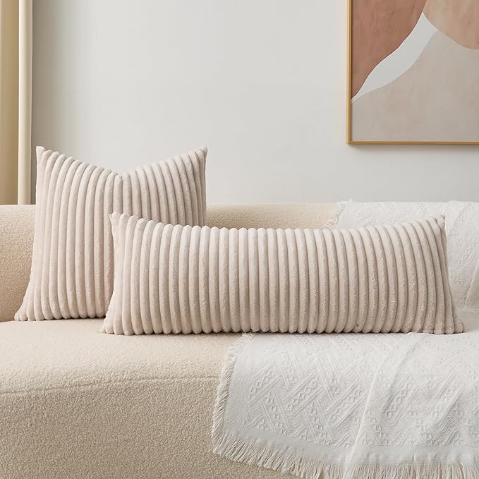 Kevin Textile Soft Plush 14x36 Inch Long Lumbar Pillow Cover 1 Pack, Luxury - Image 7
