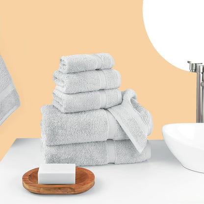 chakir turkish linens 100% cotton 6-piece towel set, main product view