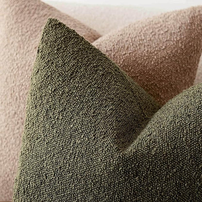 Foindtower Set of 2, Decorative Textured Boucle Throw Pillow Covers Accent - Image 4