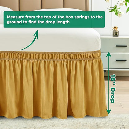 Biscaynebay Wrap Around Bed Skirts - Image 3
