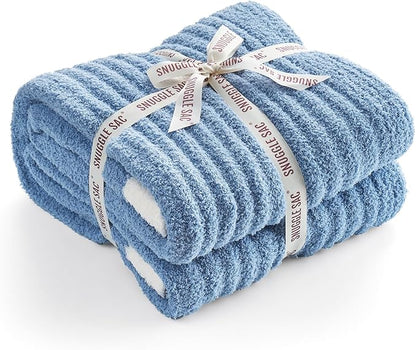 Snuggle Sac Queen Size Blanket for Bed, Soft Luxurious Bedding Blankets - Image 2