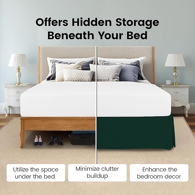 Utopia Bedding Queen Bed Skirt - Image 3