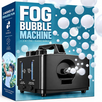 Fog Bubble Machine - High Powered Smoke Bubble Machine for Halloween Party