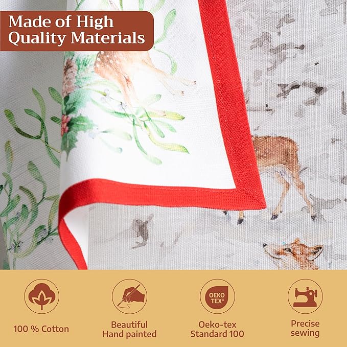 Maison d' Hermine Cloth Napkins Set of 4 100% Cotton - Image 3