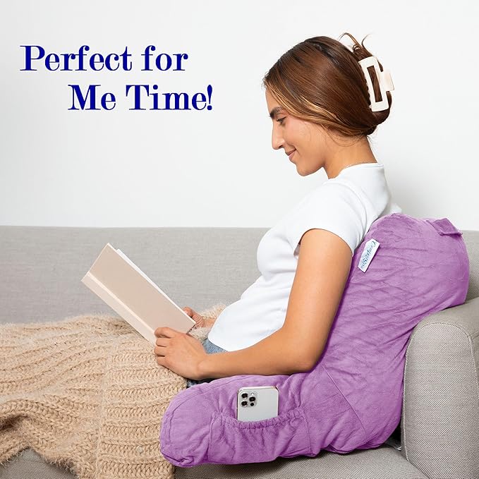 ComfortSpa Reading Pillow for Kids Teens Adult, Back Rest Pillow - Image 8