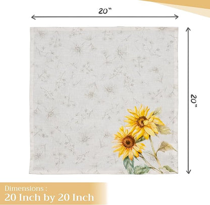 Maison d' Hermine Cloth Napkins Set of 4 100% Cotton Everyday Reusable Square - Image 4