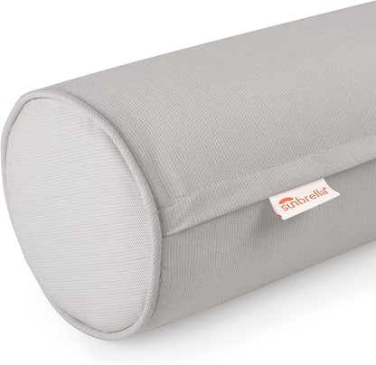 Austin Horn Classics Sunbrella Set of 2 Zippered Neck Bolster Pillow, Made - Image 2