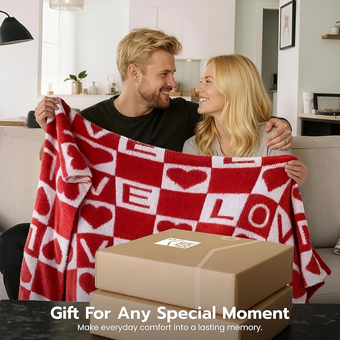Joiedomi Throw Blanket for Couch Bed Sofa, Knitted Blankets Gifts for - Image 9