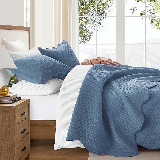 IR Imperial Rooms King Quilt Bedding Set Size + 2 Pillow Shams - Image 8