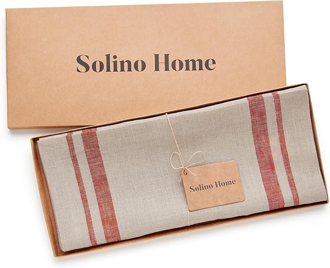 Solino Home Striped Linen Table Runner 60 Inches - Image 5