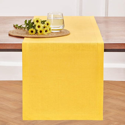 Solino Home Linen Table Runner 48 Inches - Image 2