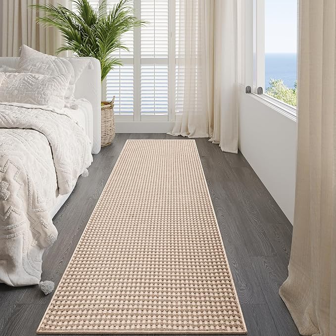 Boho 2x8 ft Runners for Hallways Extra Long Woven Washable Kitchen Runner Mat - Image 8