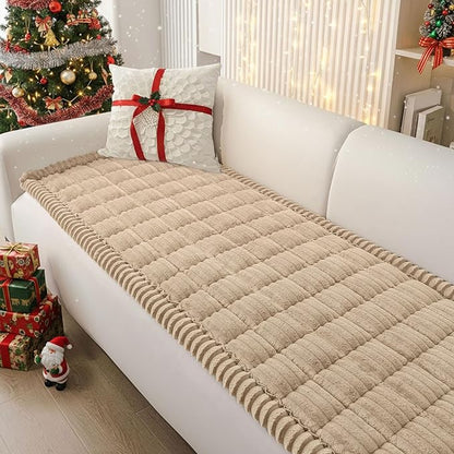 Smiry Couch Cover for Dogs Washable, Non Slip Fuzzy Pet Couch Covers for 3 by Smiry