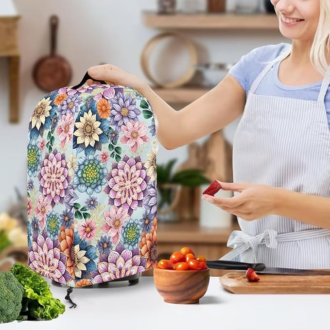 Boho Mandala Flower Blender Dust Cover - Image 3