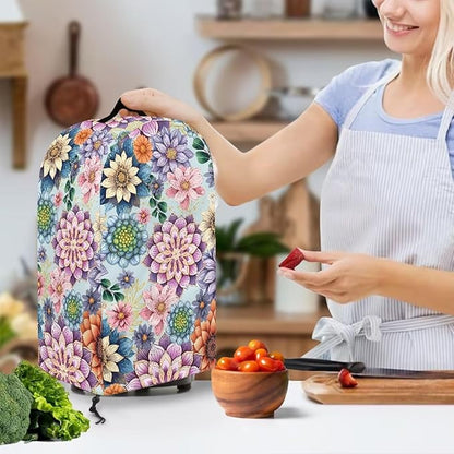 Boho Mandala Flower Blender Dust Cover - Image 3
