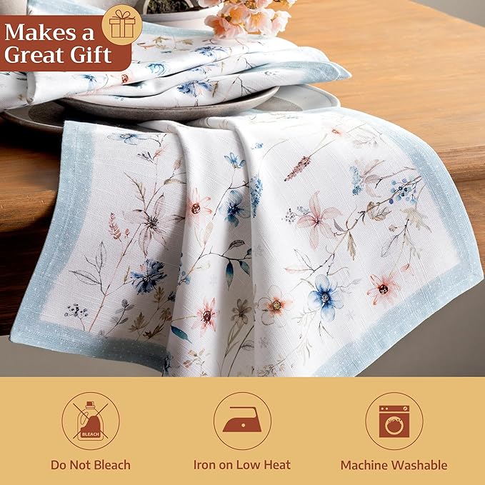 Maison d' Hermine Cloth Napkins Set of 4 100% Cotton - Image 5