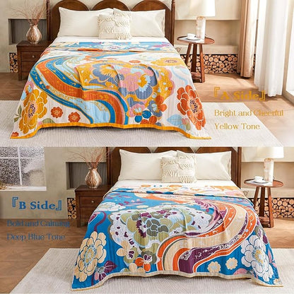 Boho Throw Blanket, Lightweight Blankets - Image 6