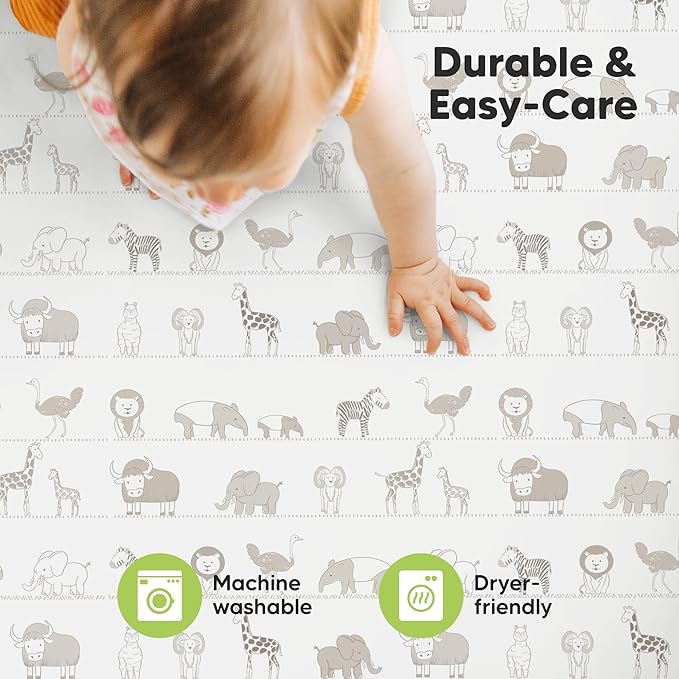 2-Pack Mini Crib Sheets Fitted - Image 7