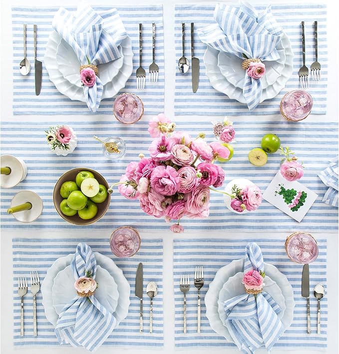 Solino Home Linen Table Runner 120 Inches Long - Image 3