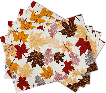 Giwawa Maple Leaf Placemats Set of 4 - Image 2