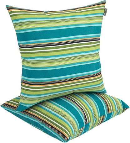 Outdoor Throw Pillows Water Resistant 18x18 inch, Decorative Throw Pillow by FUNHOME