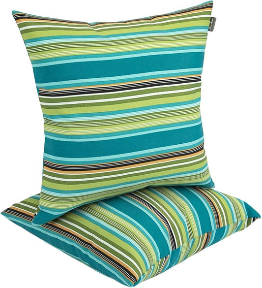 Outdoor Throw Pillows Water Resistant 18x18 inch, Decorative Throw Pillow by FUNHOME