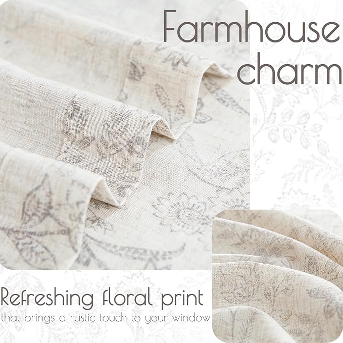 jinchan Floral Kitchen Curtains - Image 9
