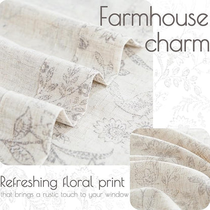 jinchan Floral Kitchen Curtains - Image 9