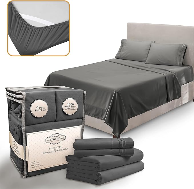 King Size Sheets Set Cooling by AbeeroHome