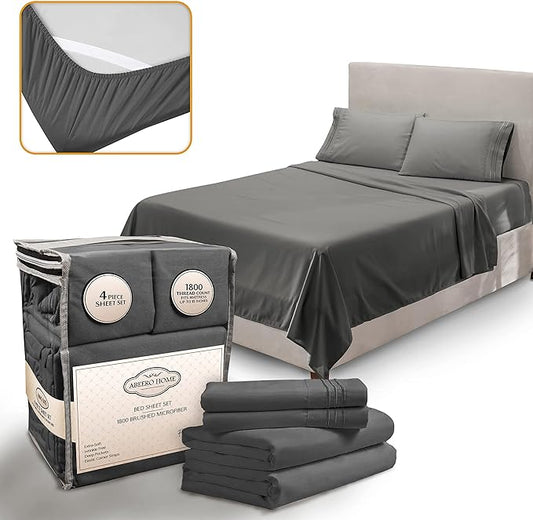 King Size Sheets Set Cooling by AbeeroHome