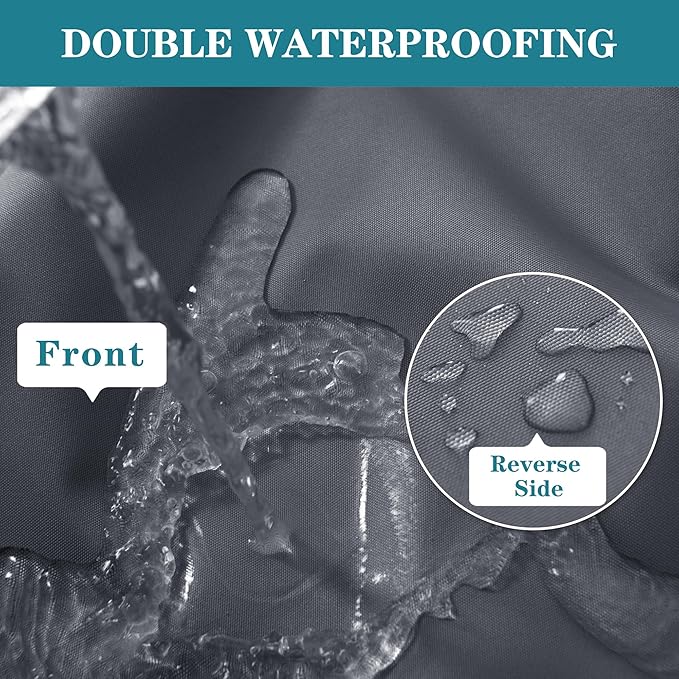 Outdoor Bench Cushions 59 x 18 Inch Thick Waterproof Porch Swing Cushions - Image 3