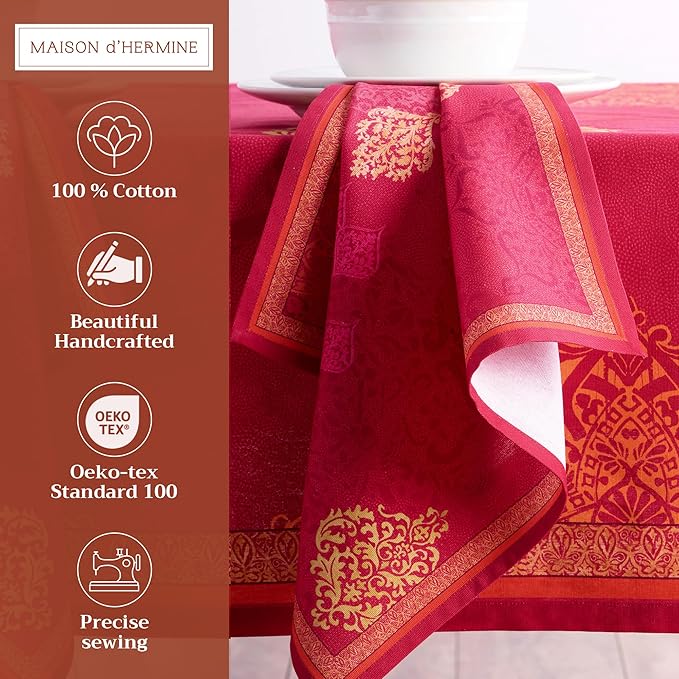 Maison d' Hermine Cloth Napkins Set of 4 100% Cotton - Image 2