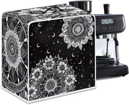 Mandala Sun Moon Coffee Machines Covers by PJHEQOXE